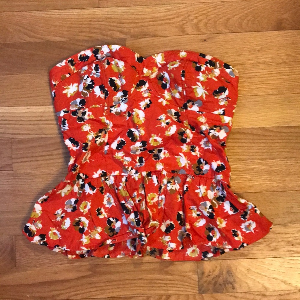 Floral summer tube top😍